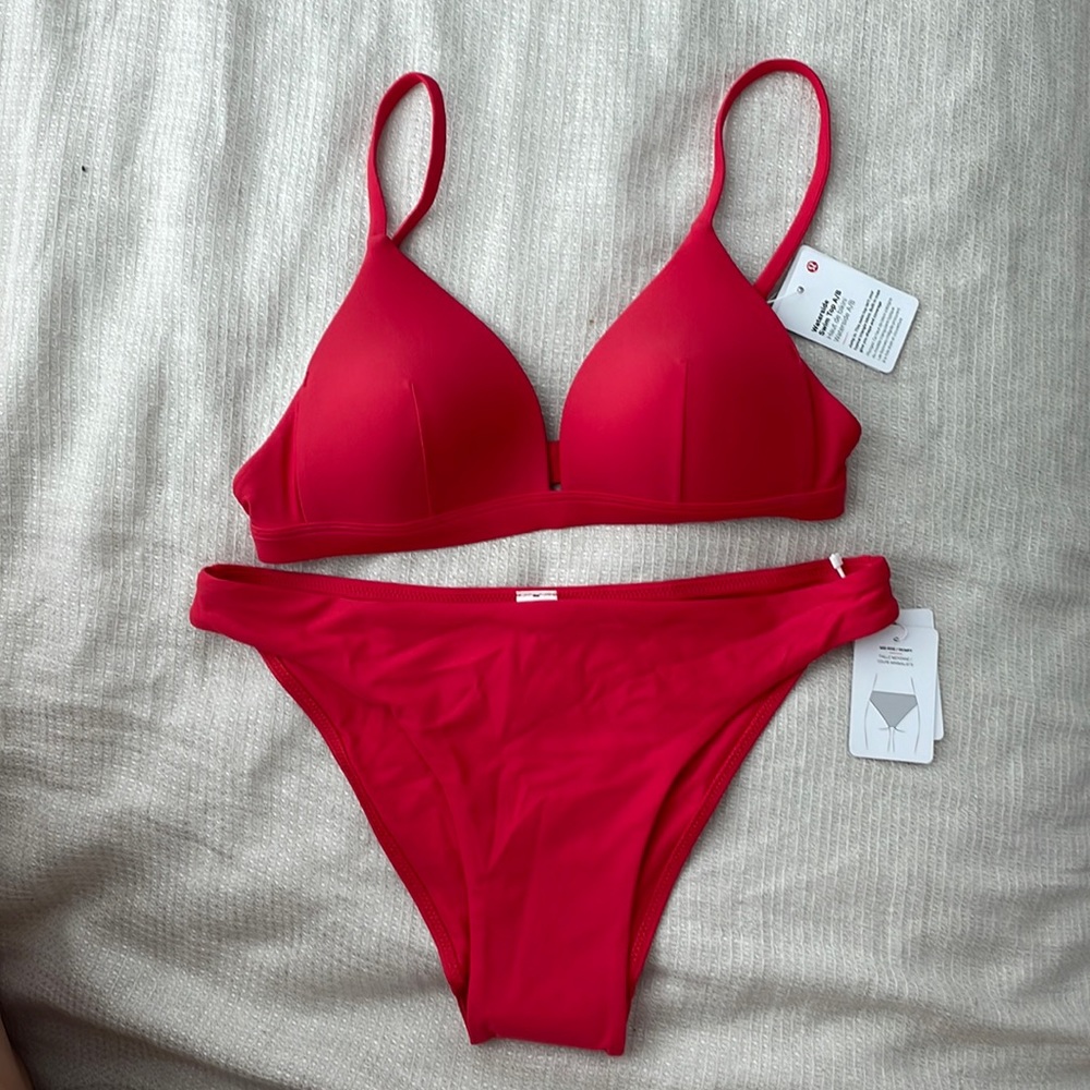 Lululemon Waterside Red Bikini